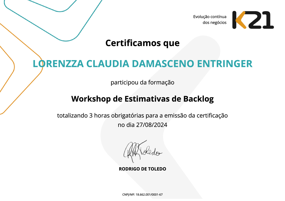 Certificado K21